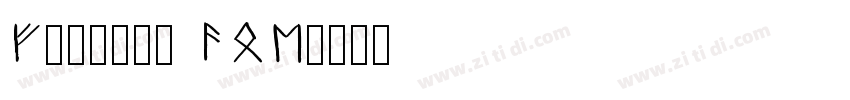 Futhark AOE字体转换